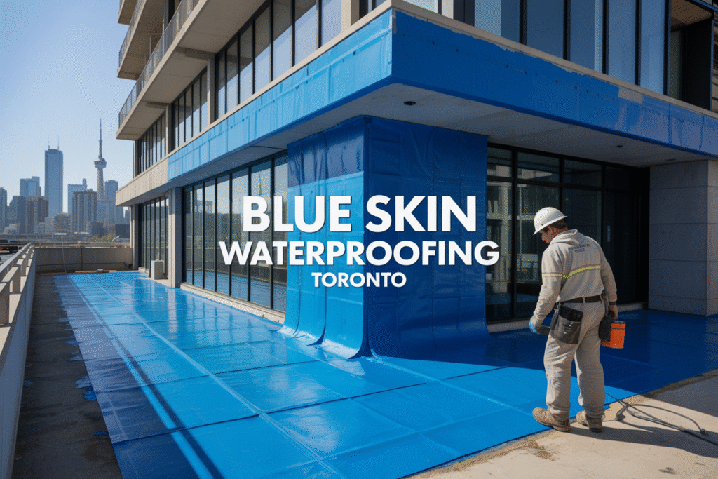Blue skin waterproofing toronto