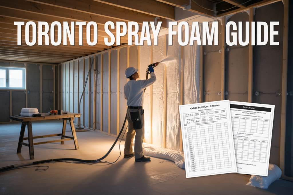 The Ultimate Toronto Homeowner's Guide to Spray Foam, R-Value, and Ontario Fire Code Compliance spray foam insulation Toronto